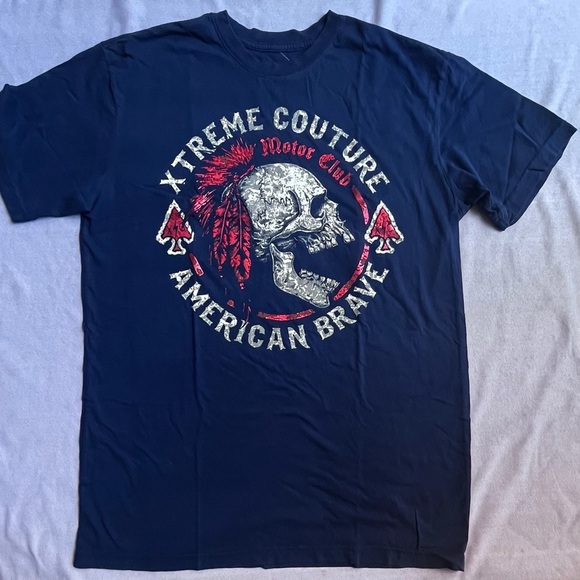 Xtreme Couture Navy Graphic Tee - Picture 1 of 5
